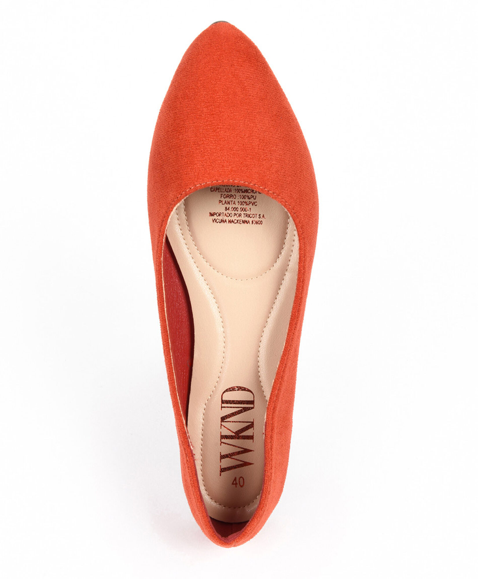 Ballerina mujer lisa naranja Ballerina mujer lisa naranja