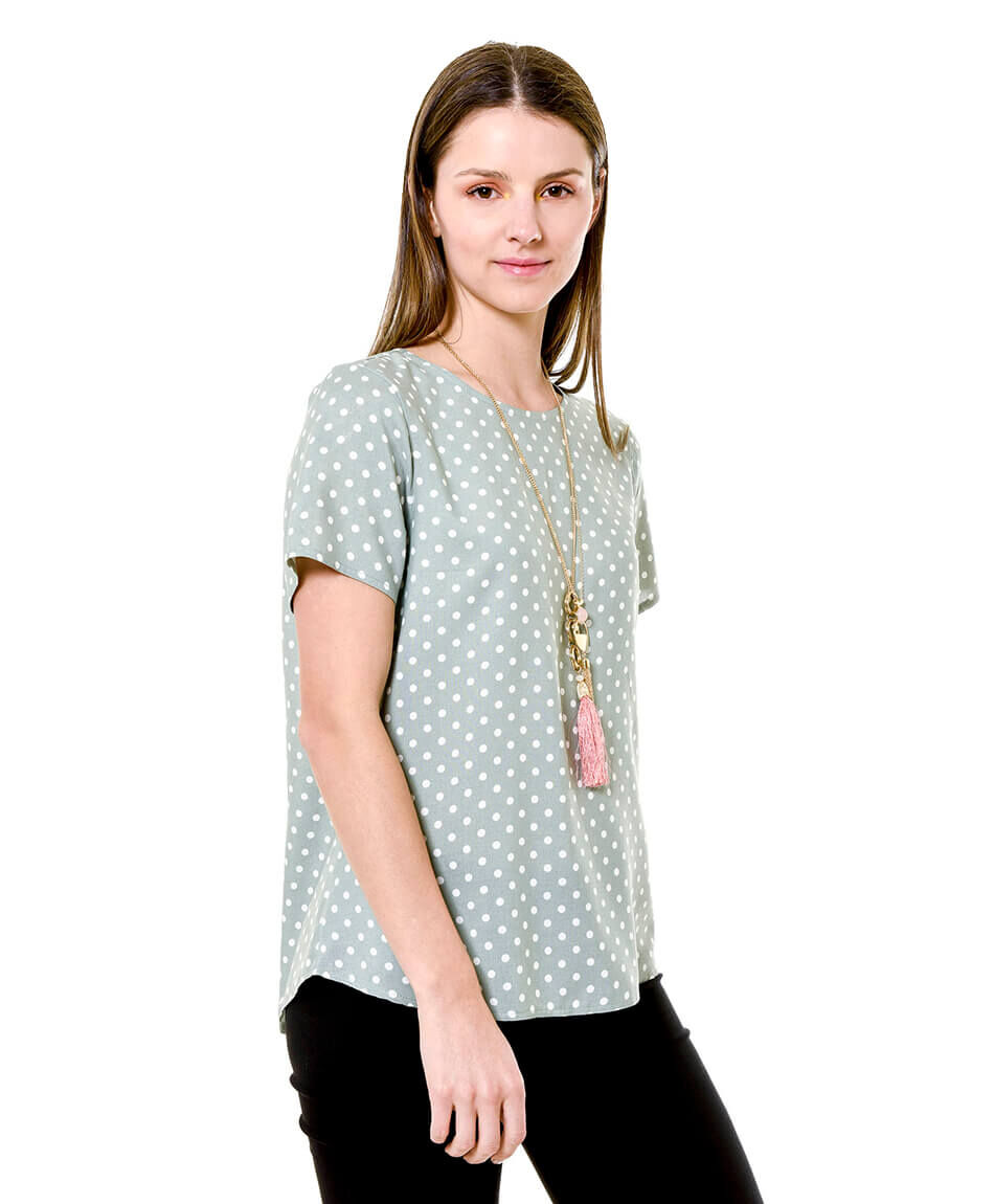 Blusa lunares pastel