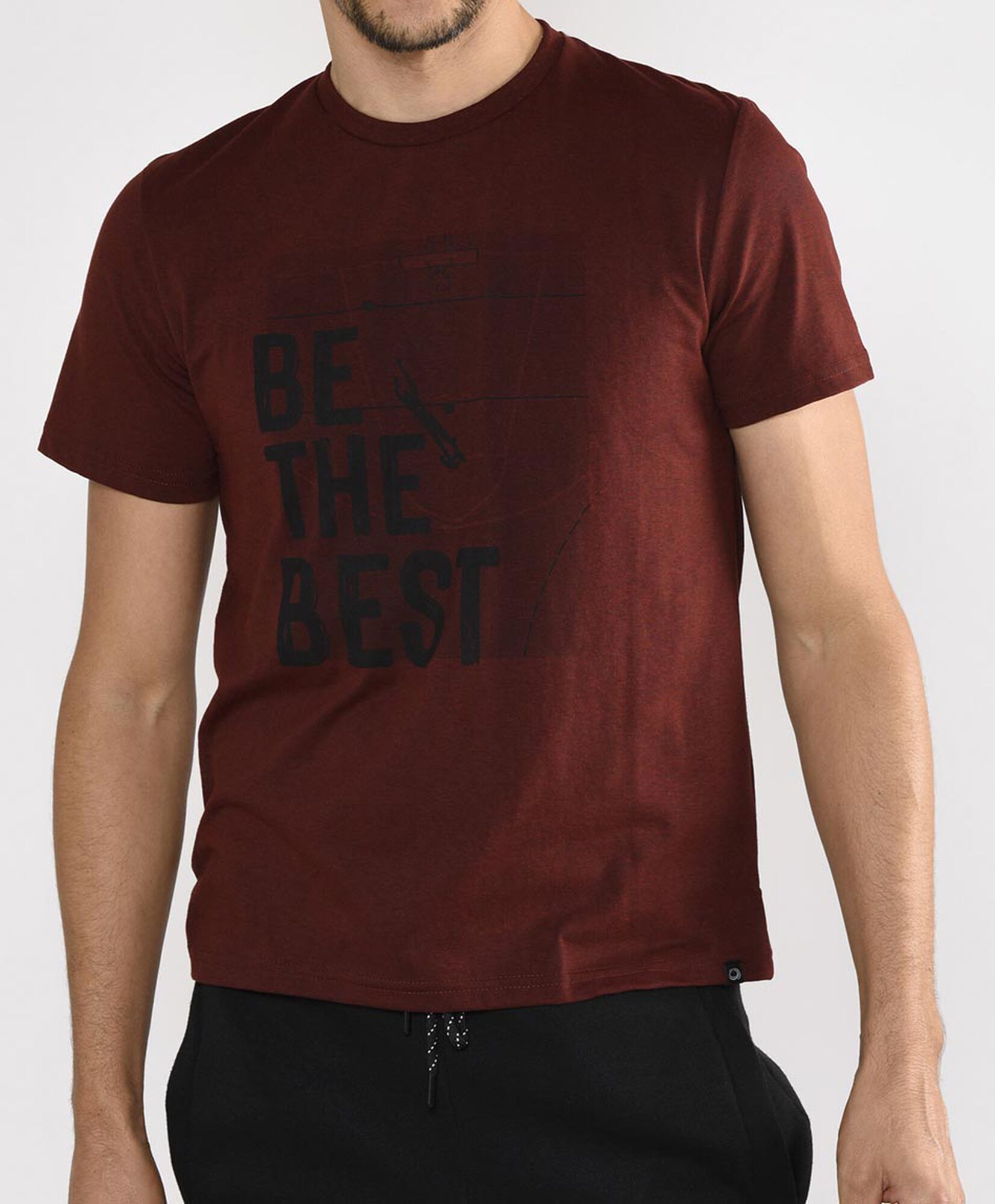 Polera deportiva manga corta cuello redondo Polera deportiva manga corta cuello redondo