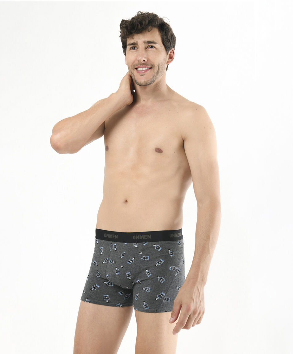 Pack 2 boxer hombre botellas