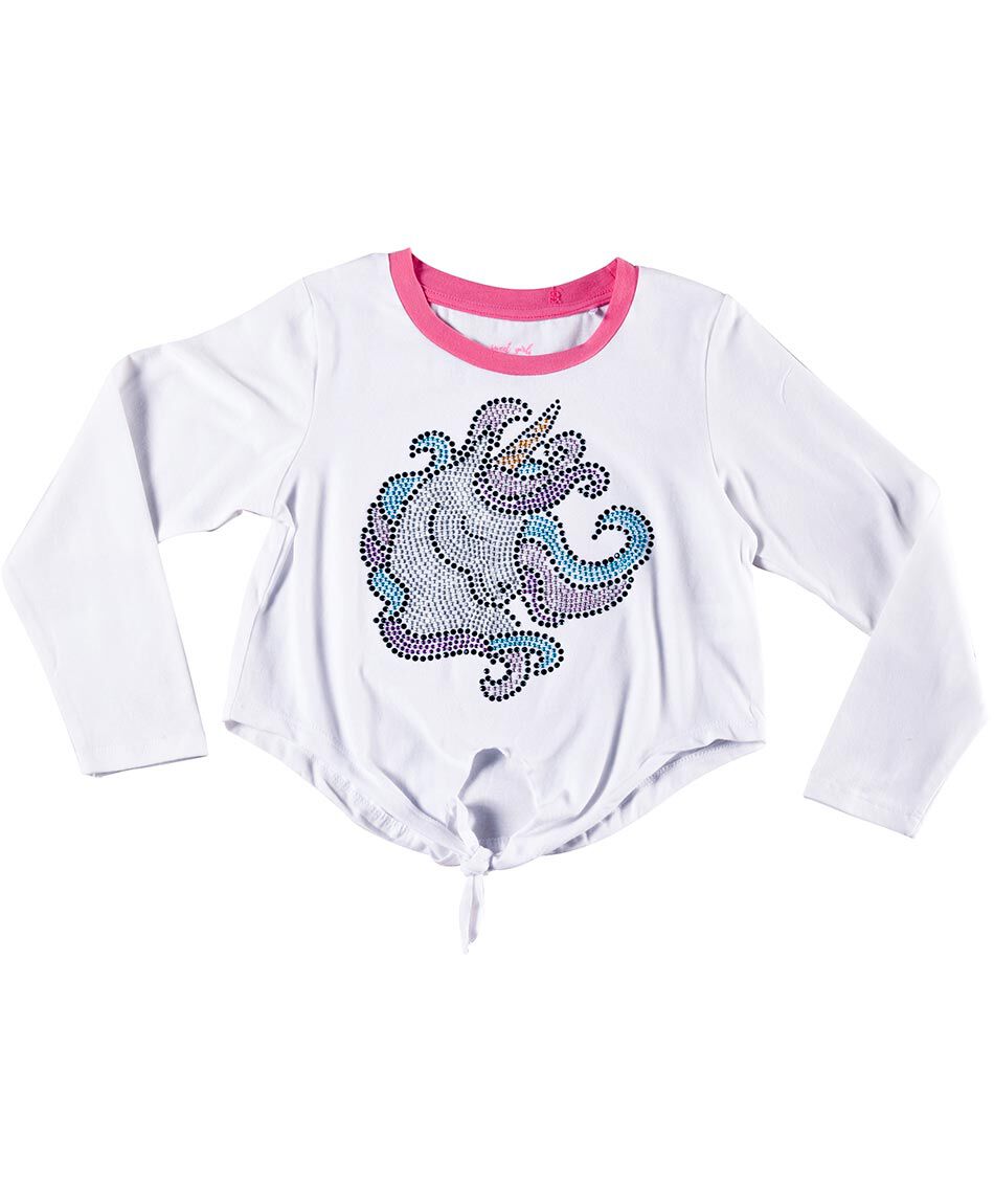 Polera unicornio tachas