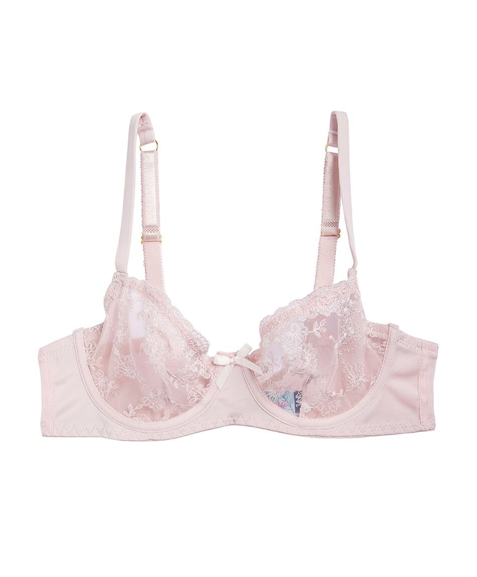 Sost&eacute;n mujer encaje pink