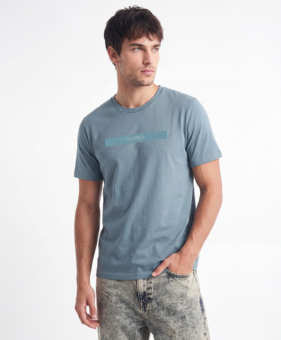 Polera hombre bordado yourself