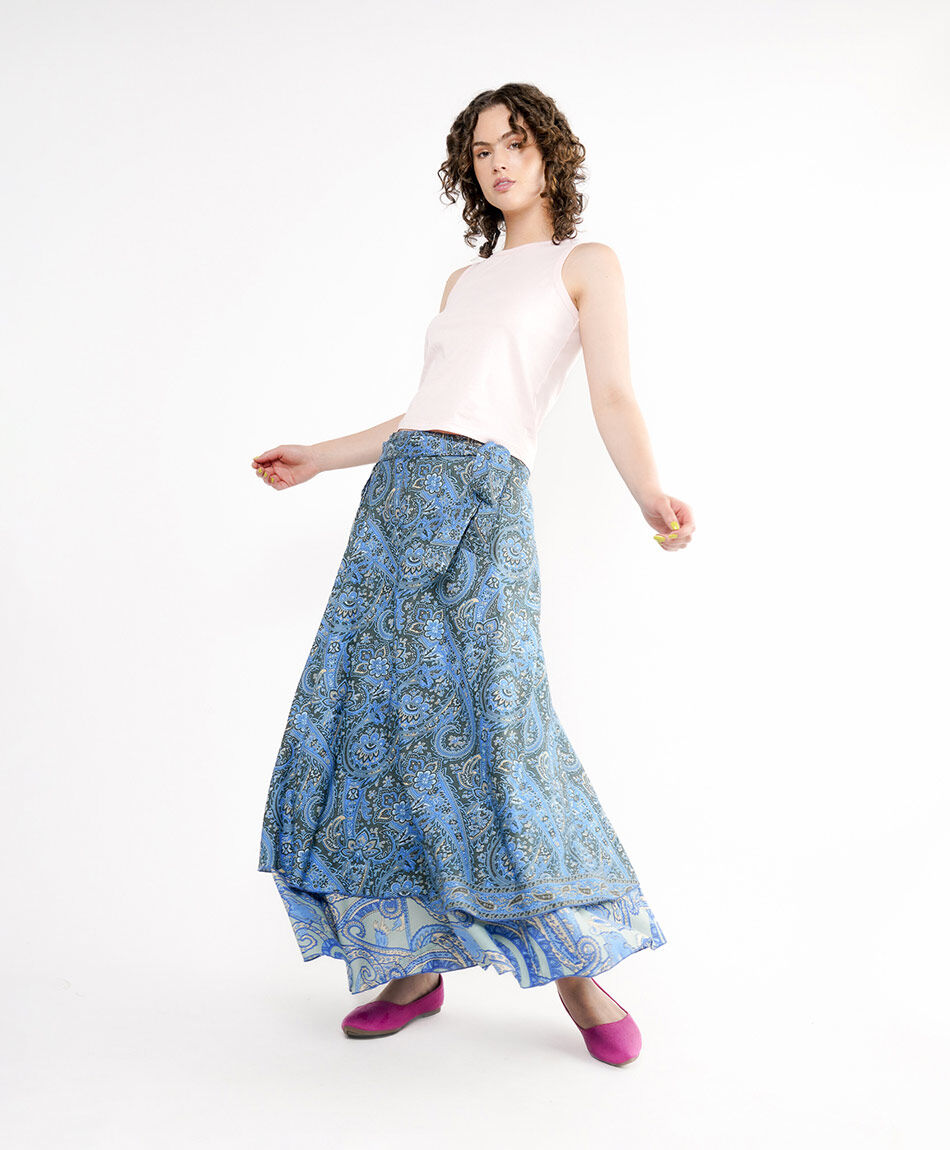 Falda mujer pareo maxi