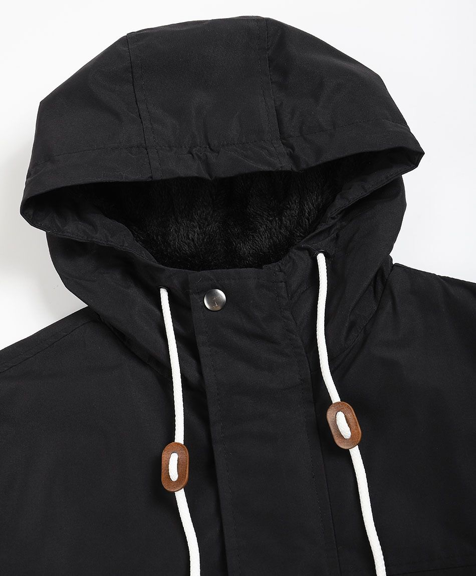 Cortaviento hombre lisa negro