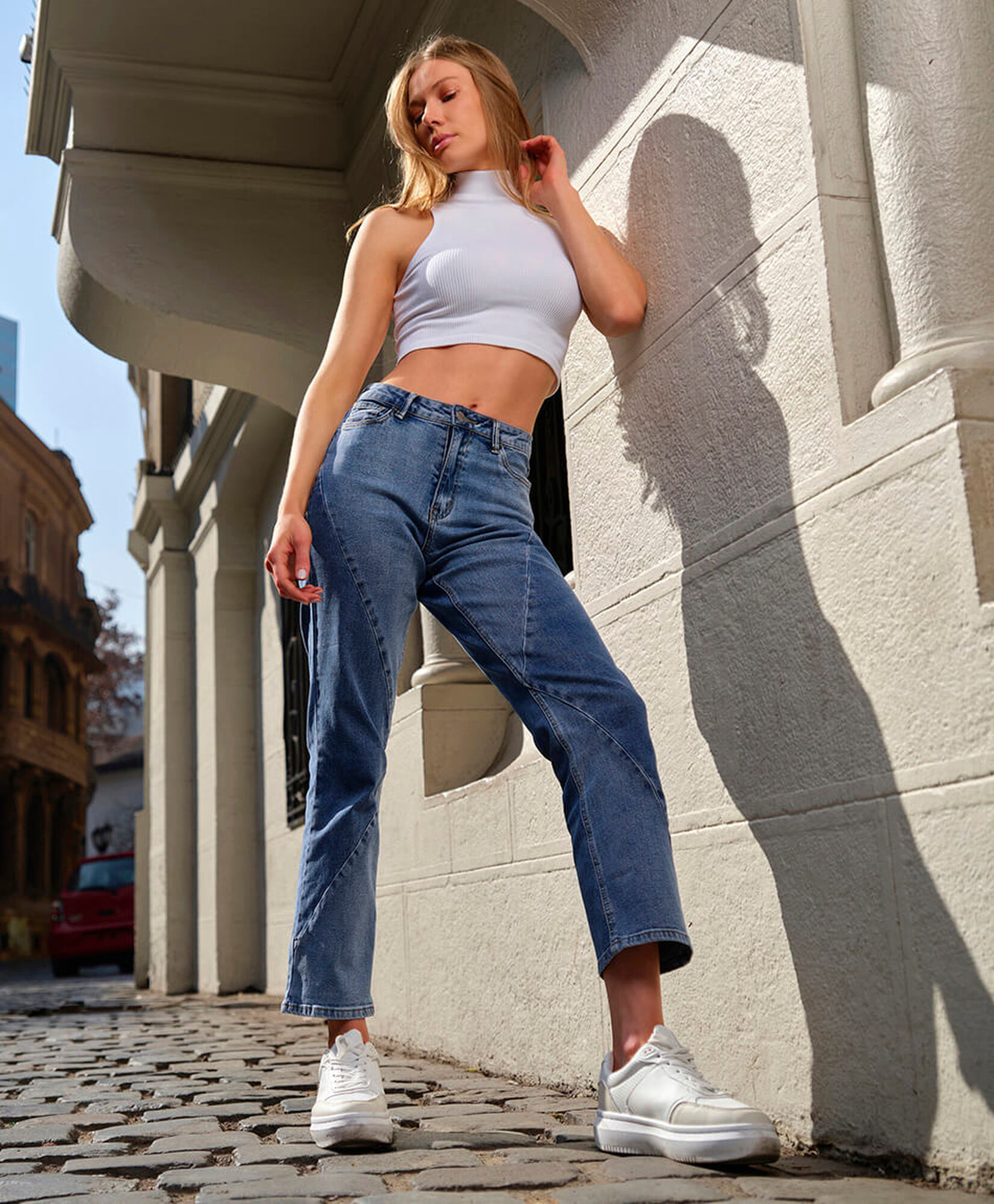 Jeans mujer patchwork Jeans mujer patchwork