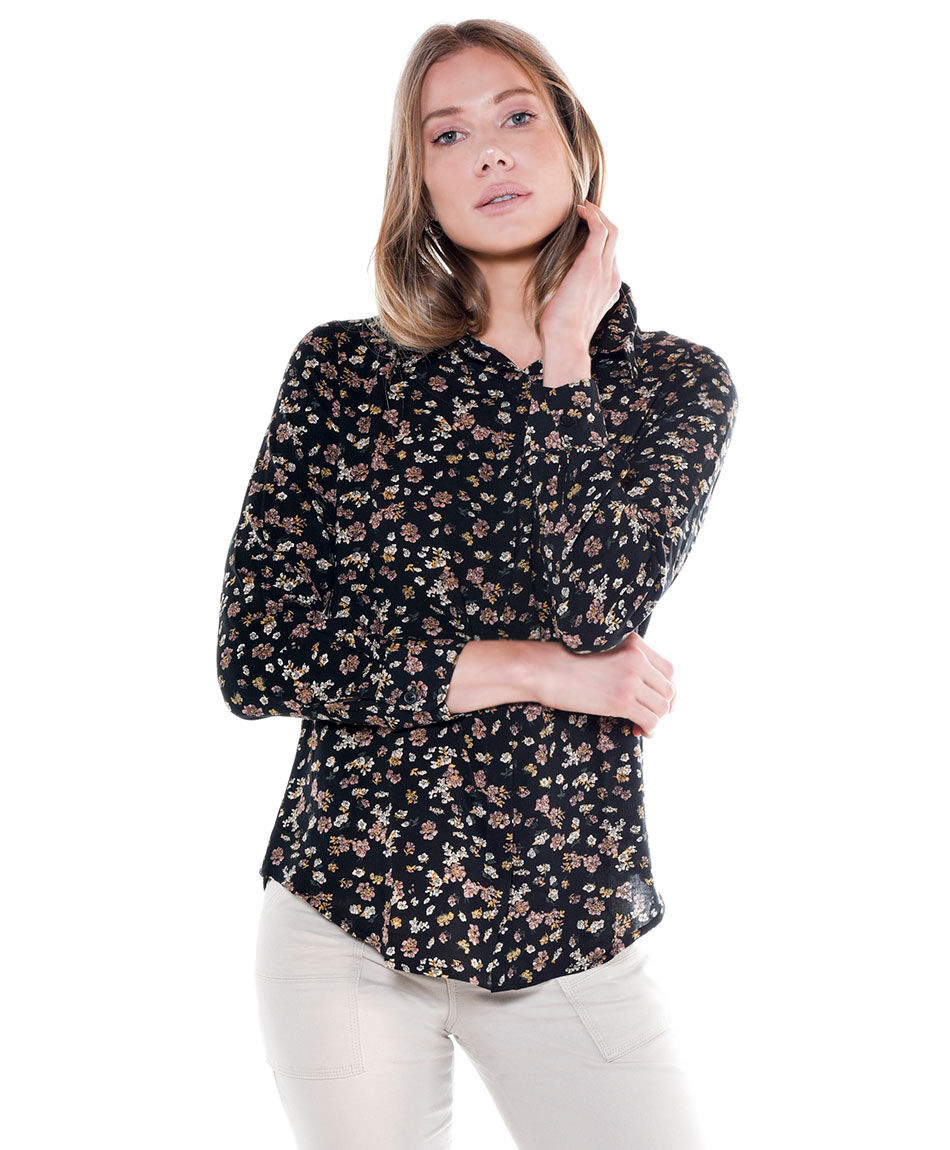 Blusa estampada florcitas