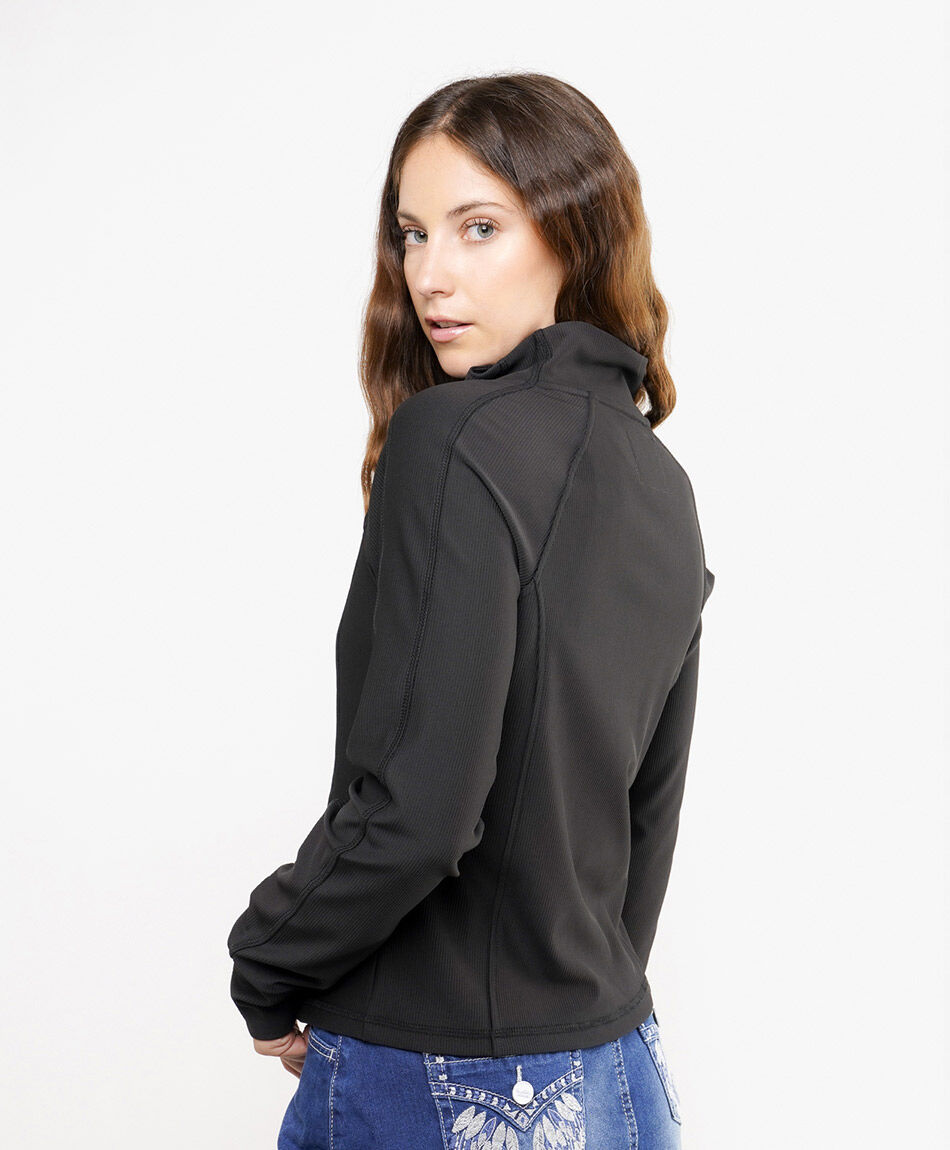 Chaqueta mujer entallada lisa
