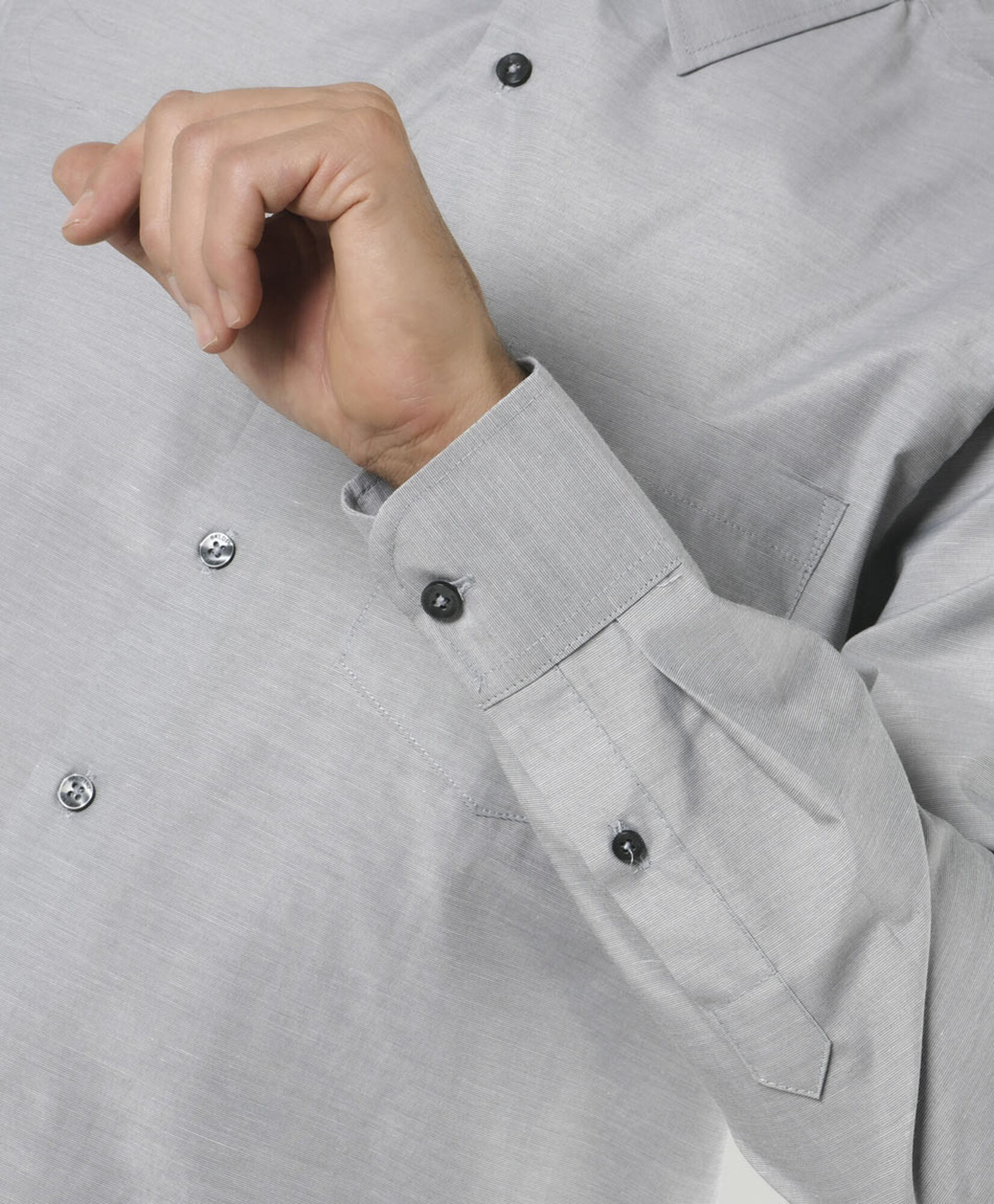 Camisa hombre lisa gris Camisa hombre lisa gris
