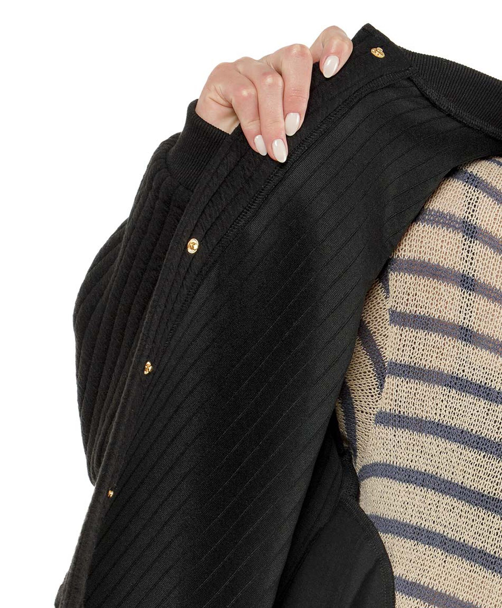 Chaqueta mujer líneas negra Chaqueta mujer líneas negra