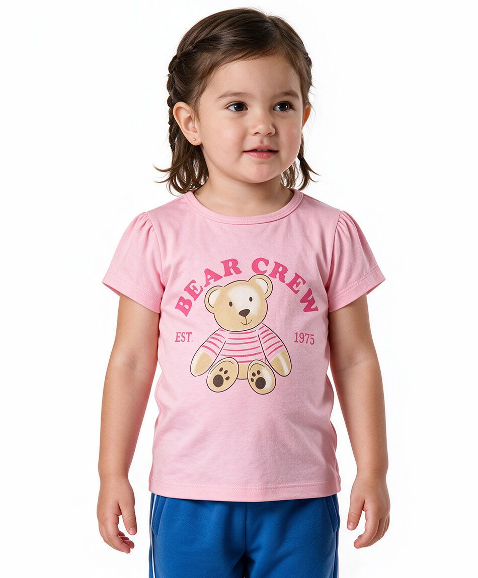 Polera beb&eacute; osito
