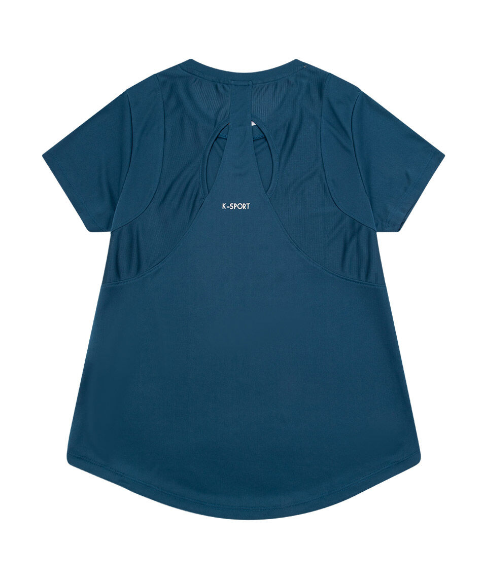 Polera deportiva mujer energy blue