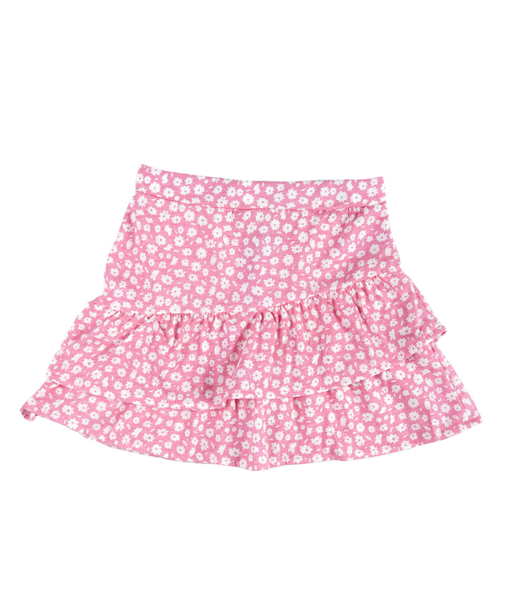 Falda niña flores y vuelos Falda niña flores y vuelos