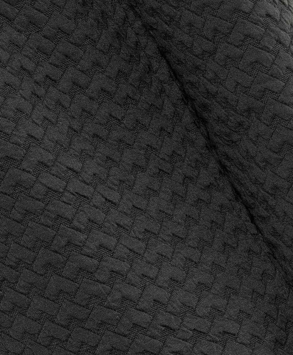 Chaqueta mujer texturizada negra