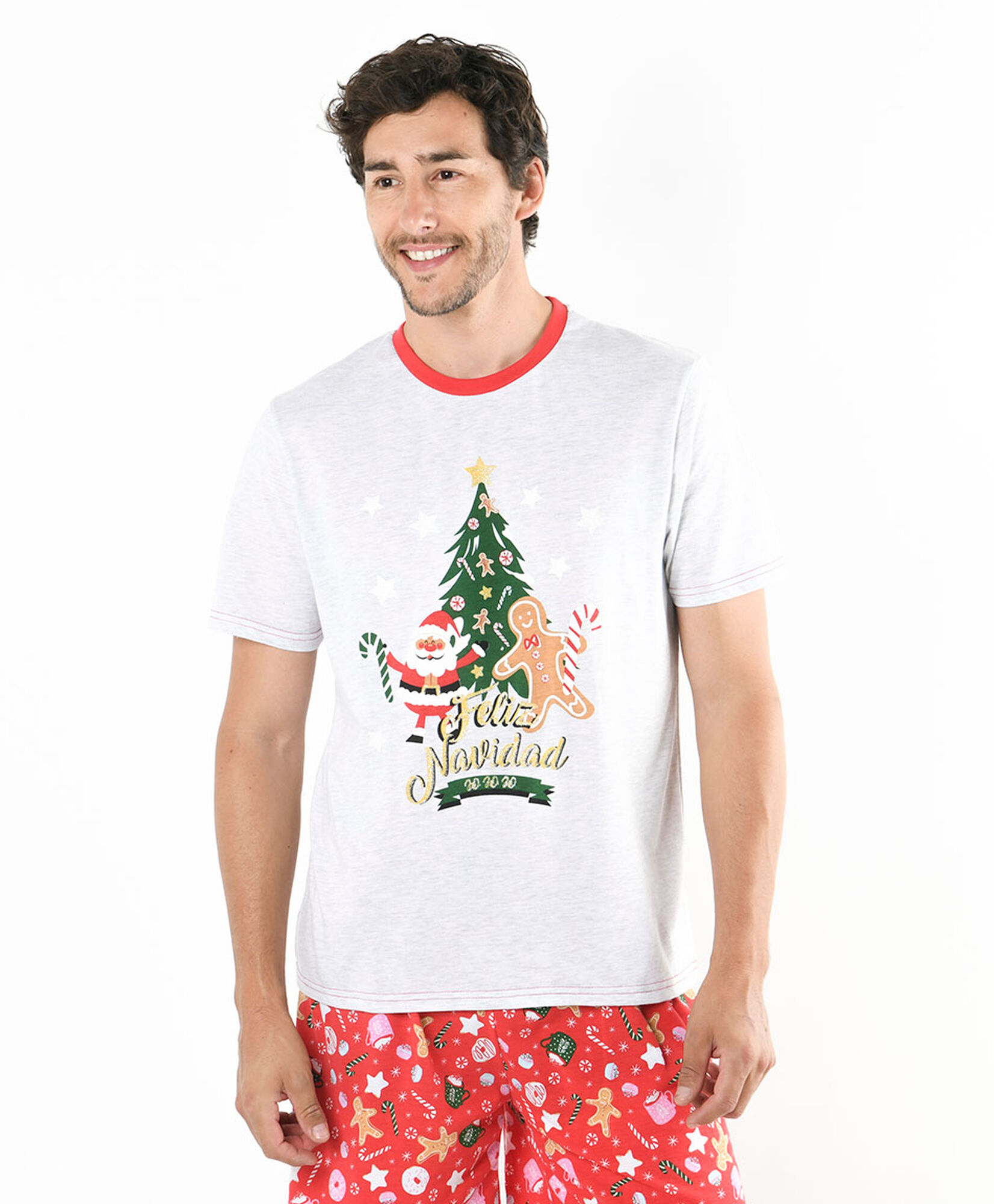 Pijama hombre navidad short Pijama hombre navidad short