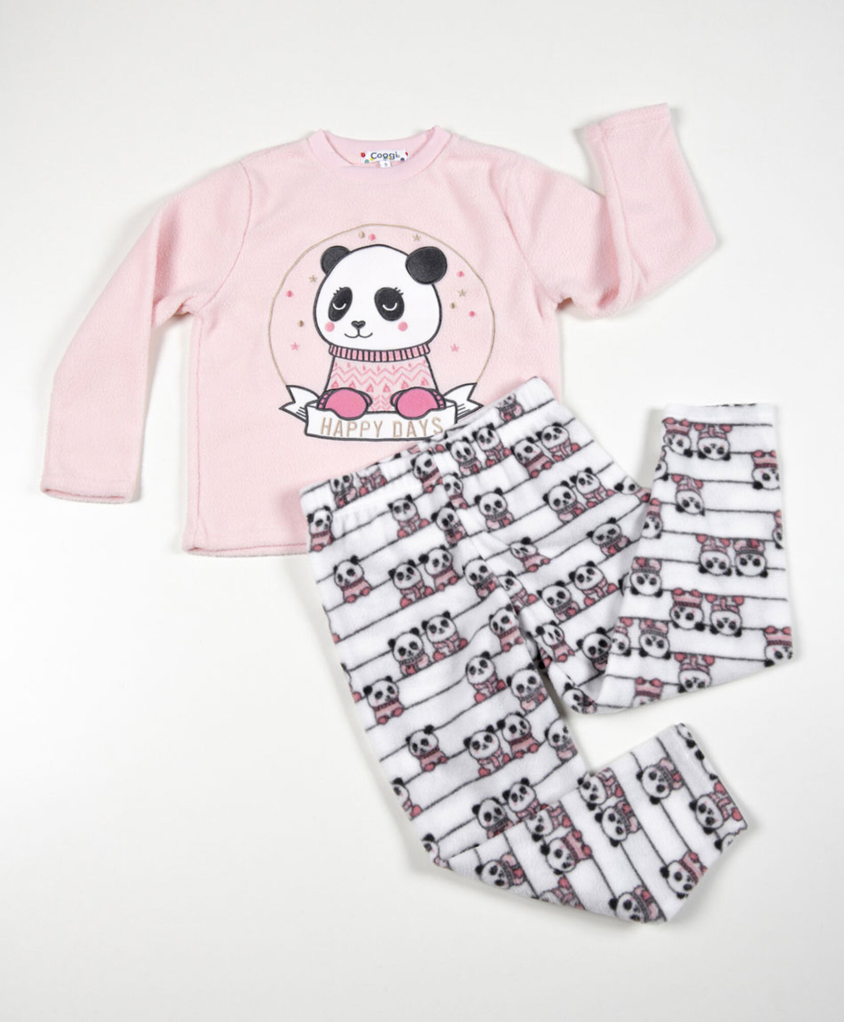 Pijama niña polar panda Pijama niña polar panda