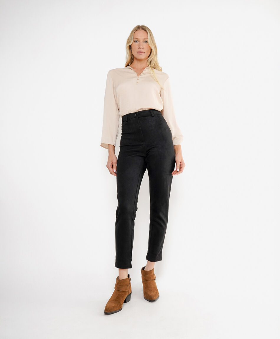 Pantal&oacute;n mujer estilo suede