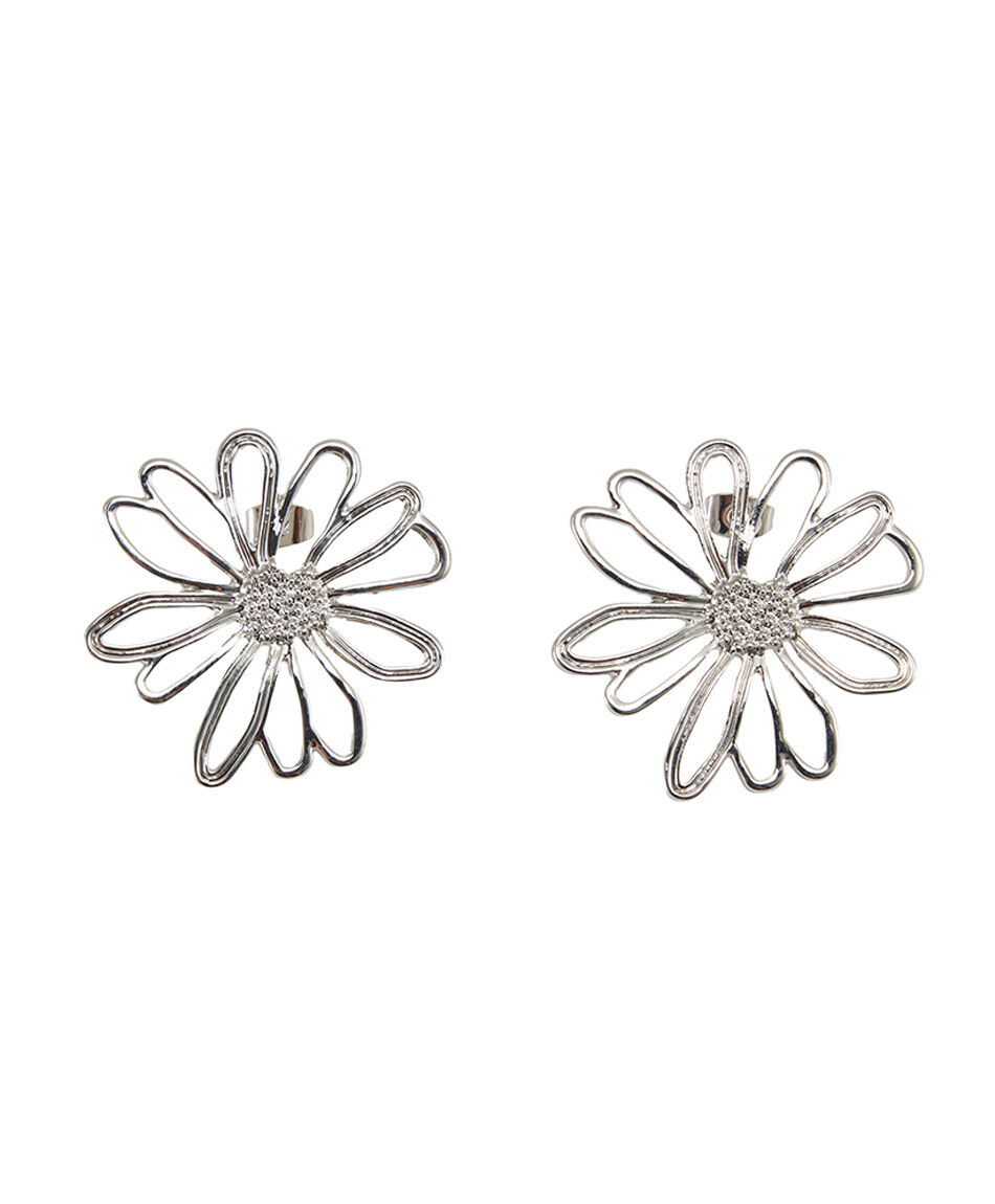 Aros mujer flores