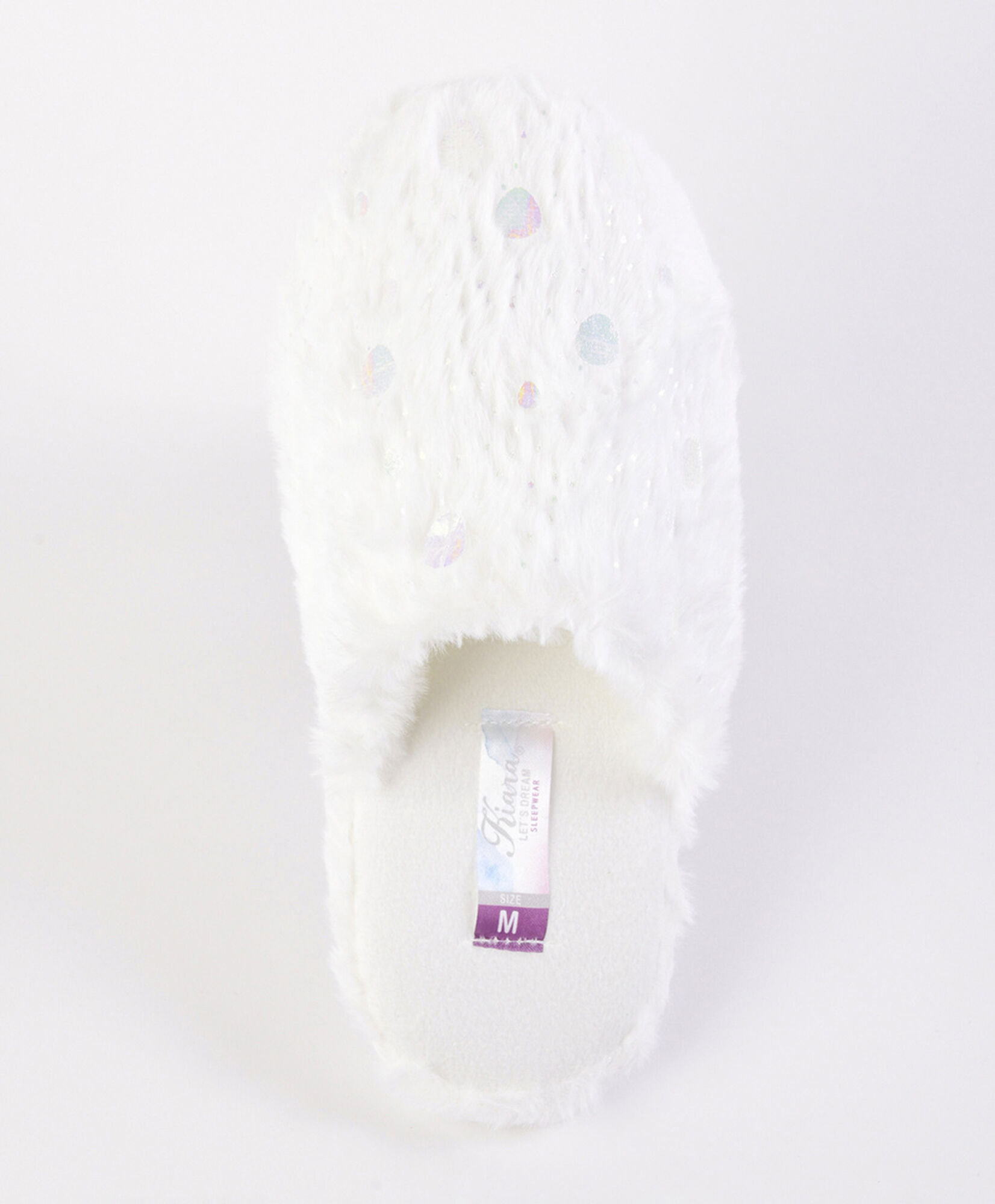 Pantufla mujer puntos brillantes Pantufla mujer puntos brillantes