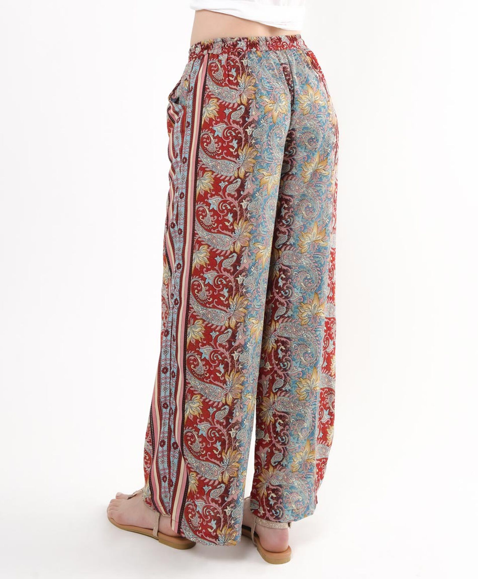 Pantalón mujer estampado diseños wide Pantalón mujer estampado diseños wide
