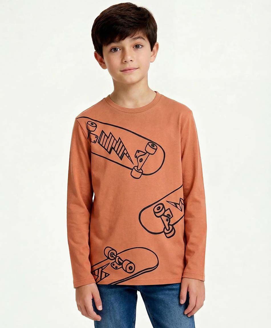 Polera ni&ntilde;o energ&iacute;a skate