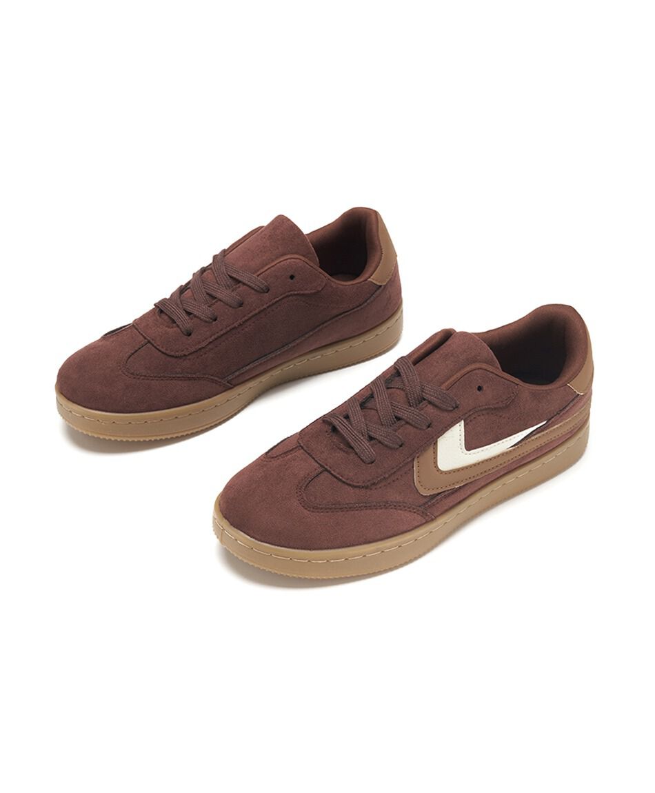 Zapatilla mujer vintage chocolate