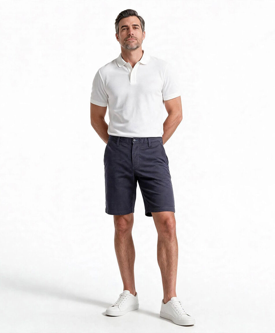 Short hombre navy algod&oacute;n