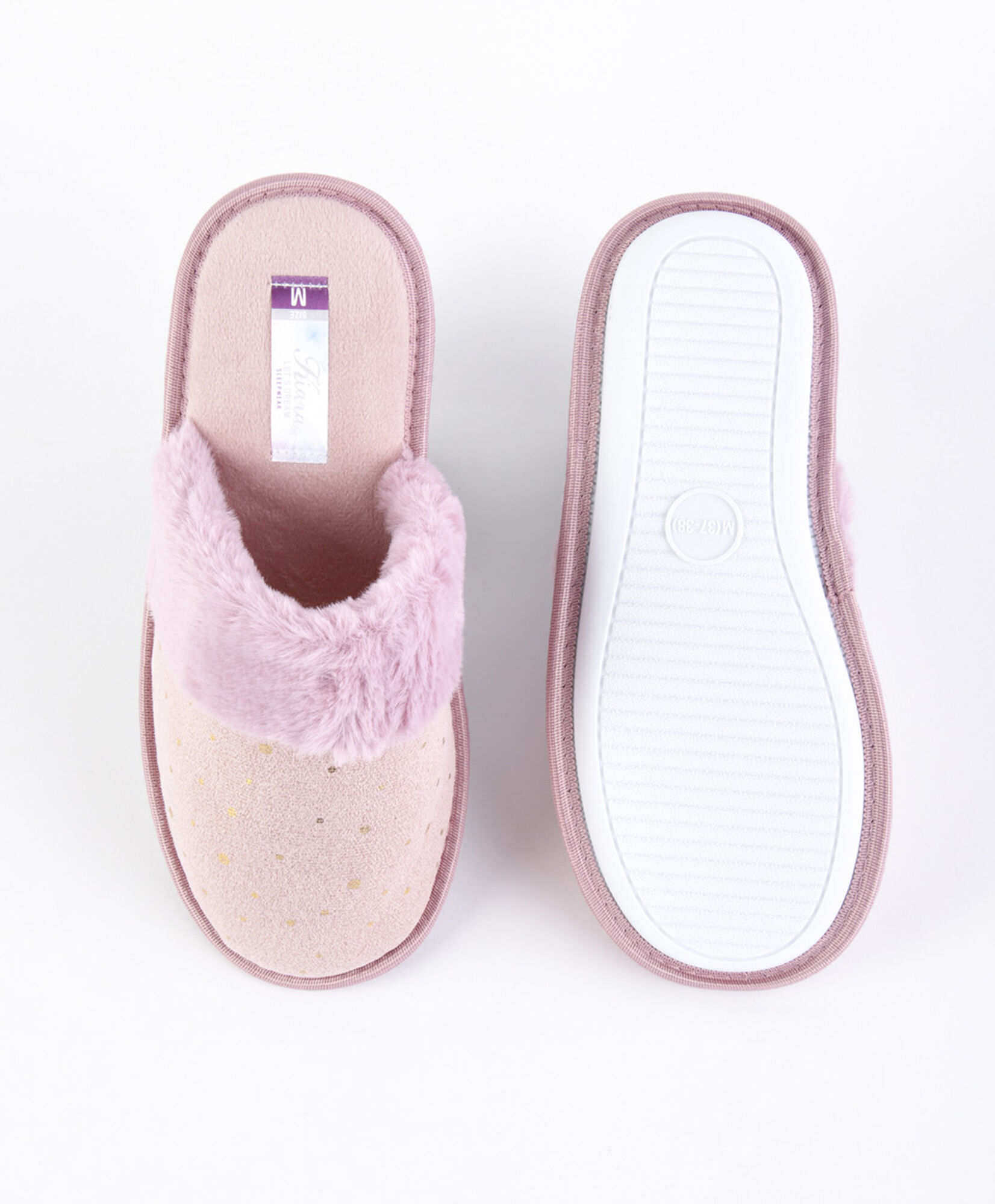 Pantufla mujer suede brillos Pantufla mujer suede brillos