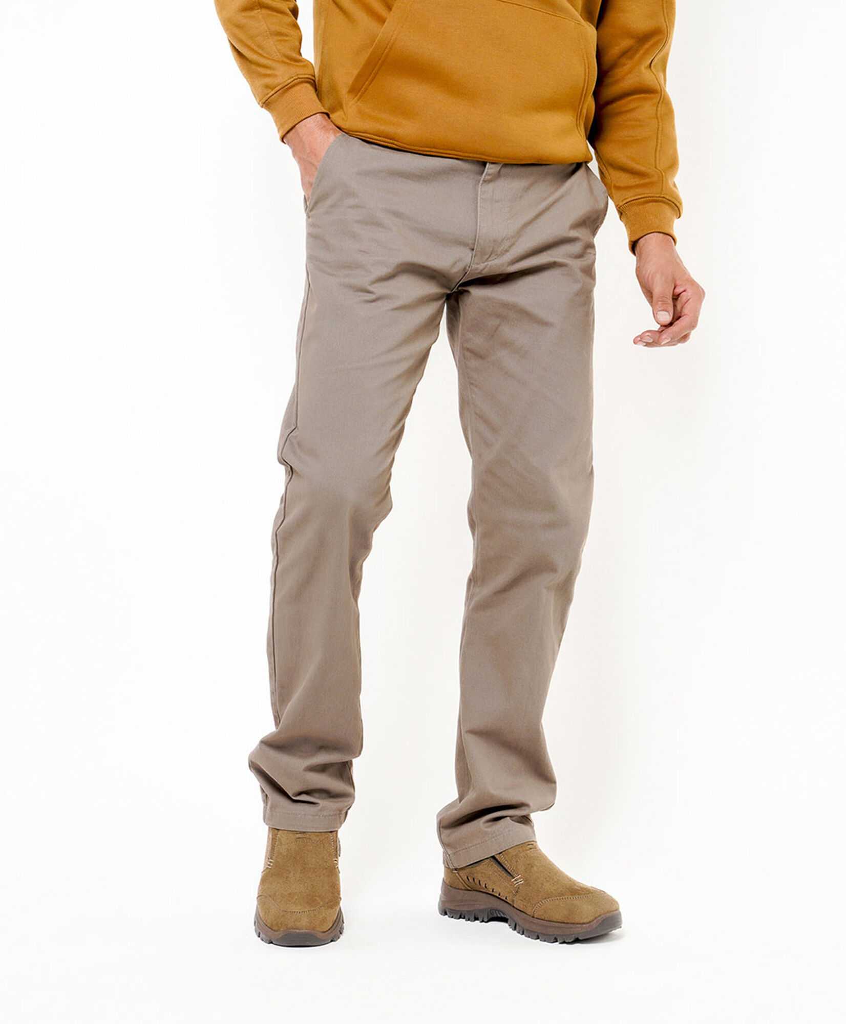 Pantalón hombre básico café Pantalón hombre básico café