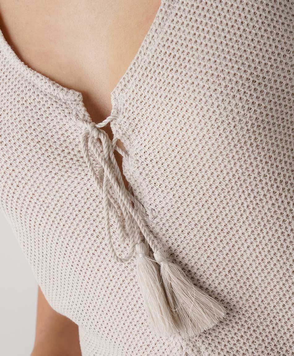 Cardigan mujer estilo vest calado