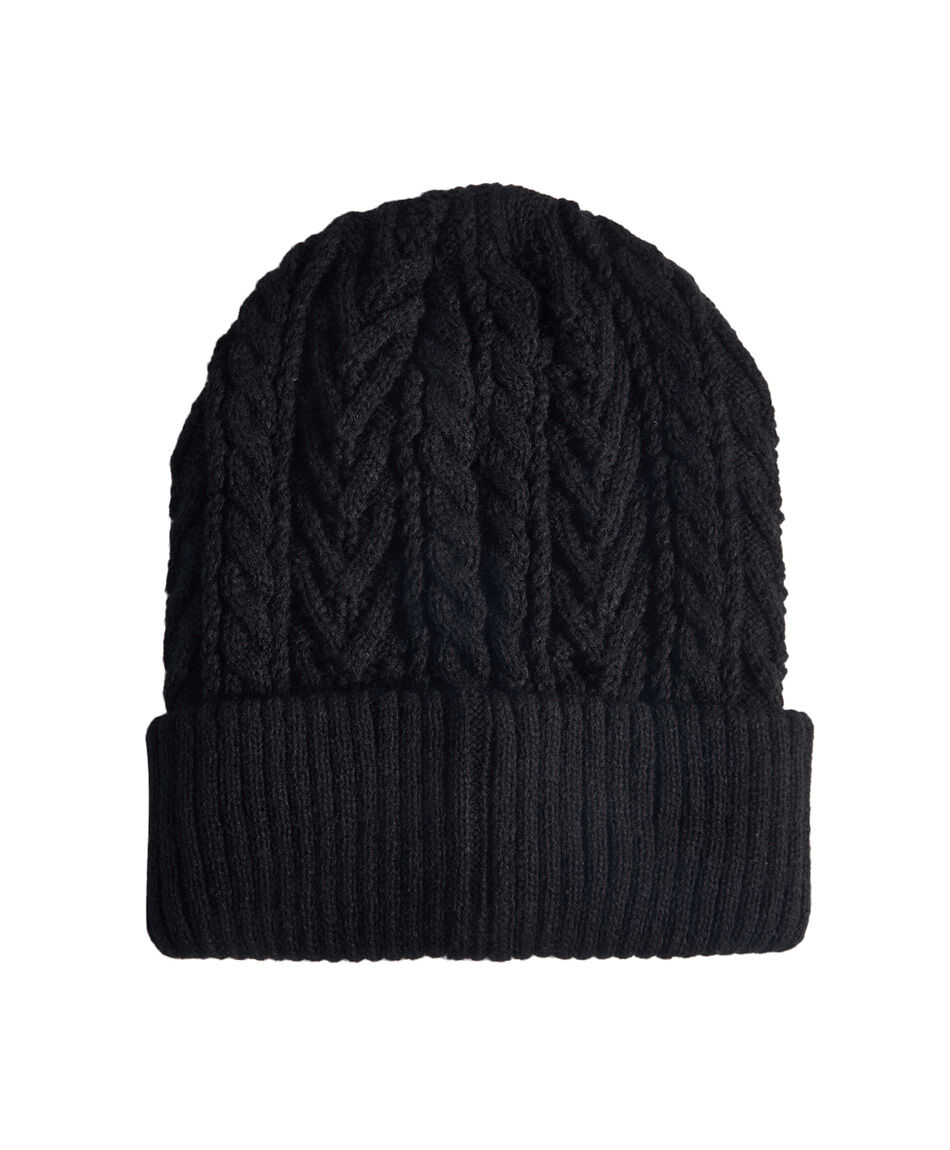 Gorro hombre tejido de trenzas