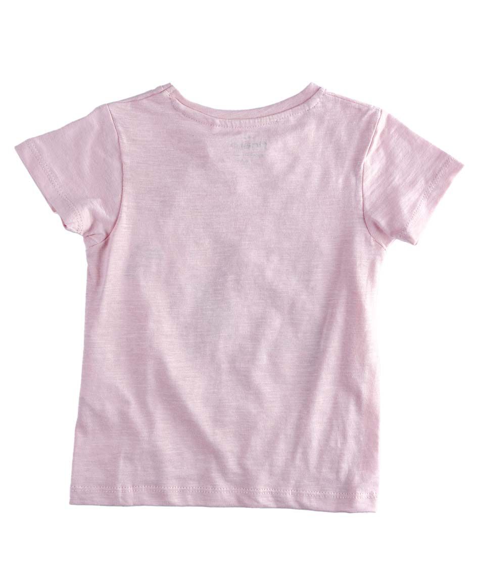 Polera manga corta cuello redondo