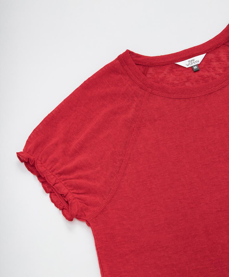 Polera mujer manga el&aacute;stica