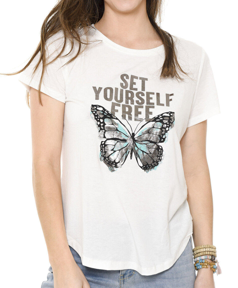 Polera mariposa