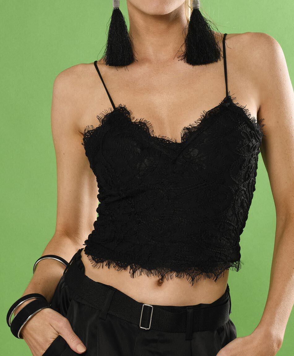 Top tirantes escote en v