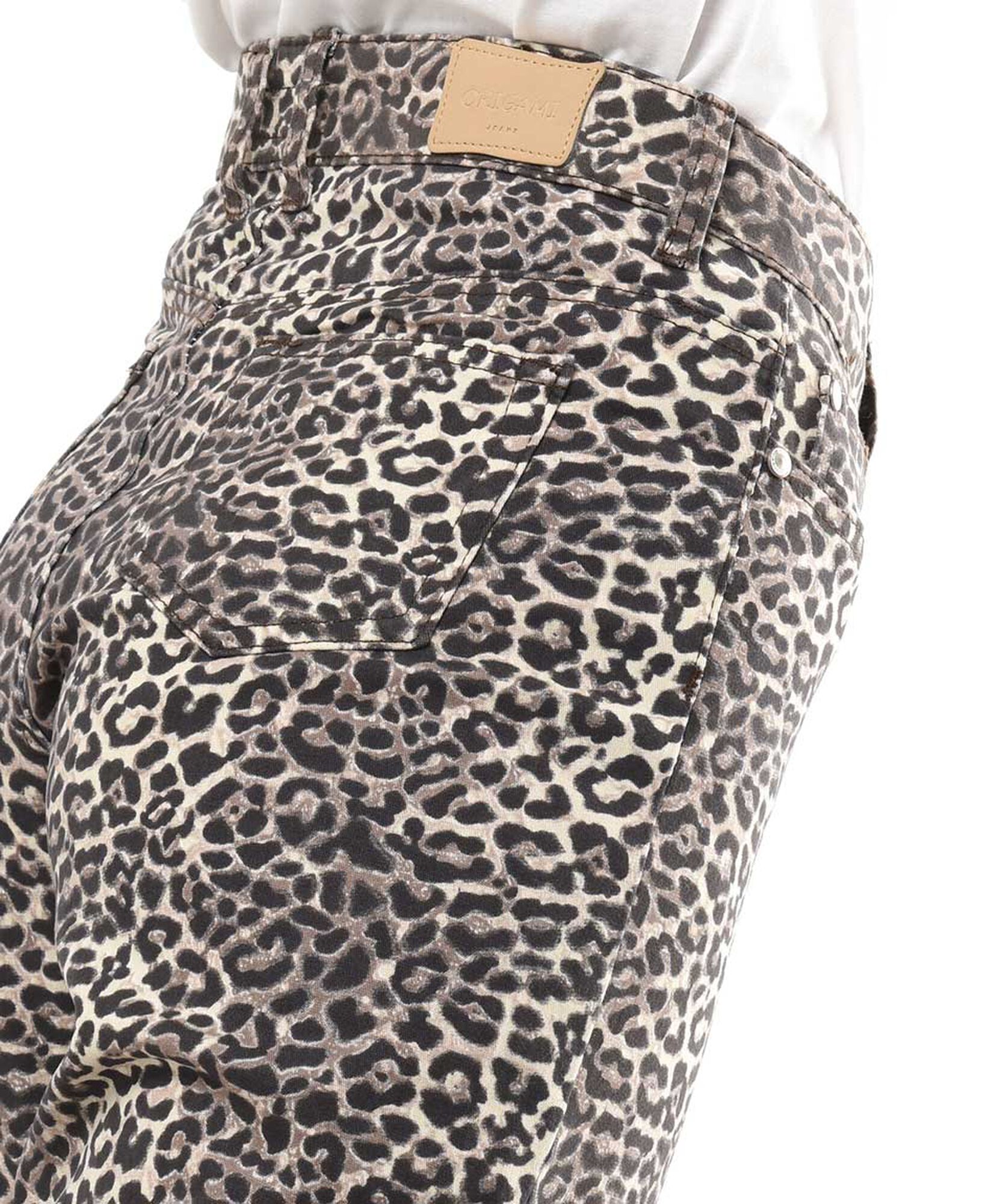 Jeans mujer animal print tiro alto Jeans mujer animal print tiro alto