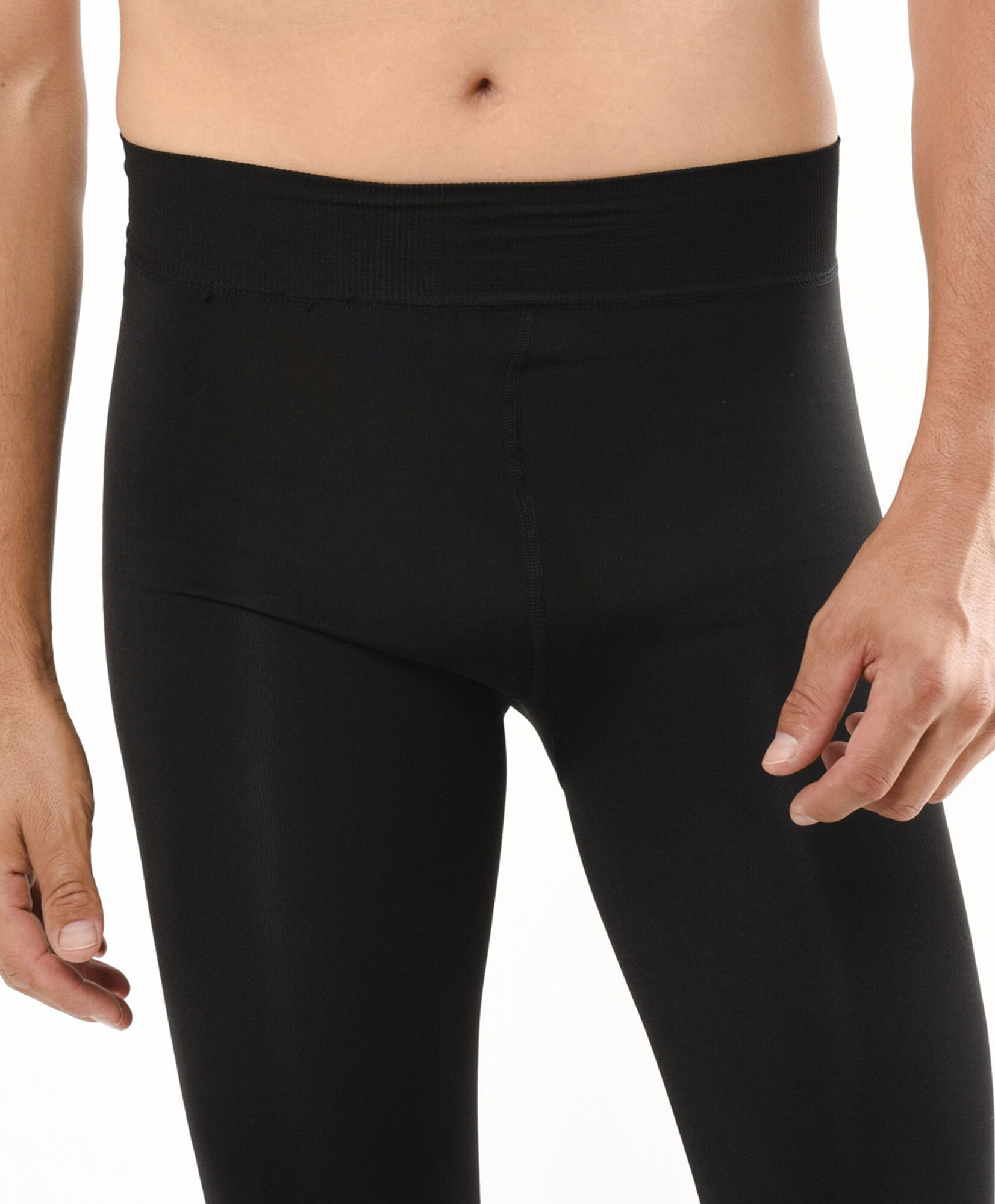 Calzoncillo largo hombre térmico negro Calzoncillo largo hombre térmico negro