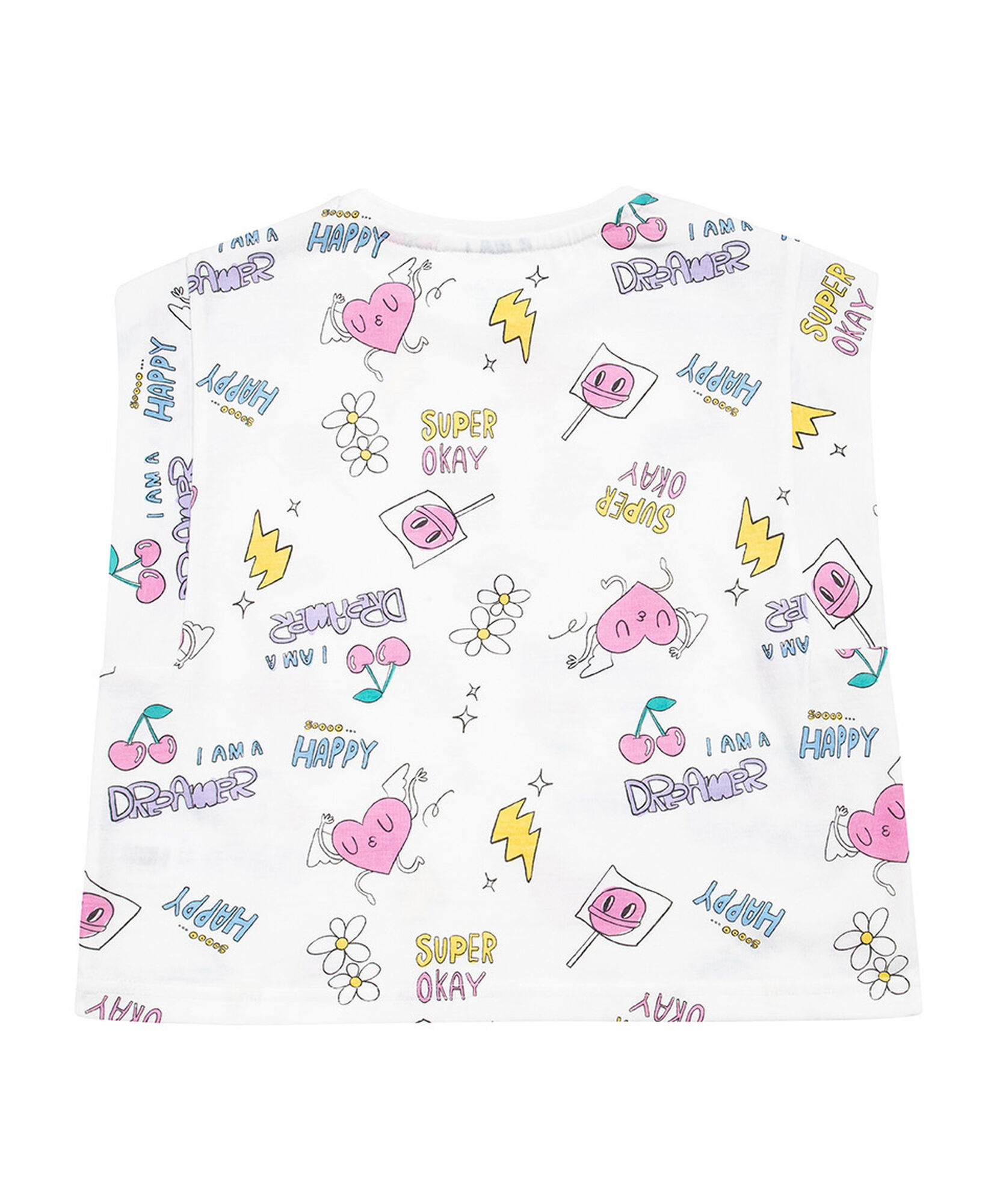 Polera niña blanca dibujos Polera niña blanca dibujos