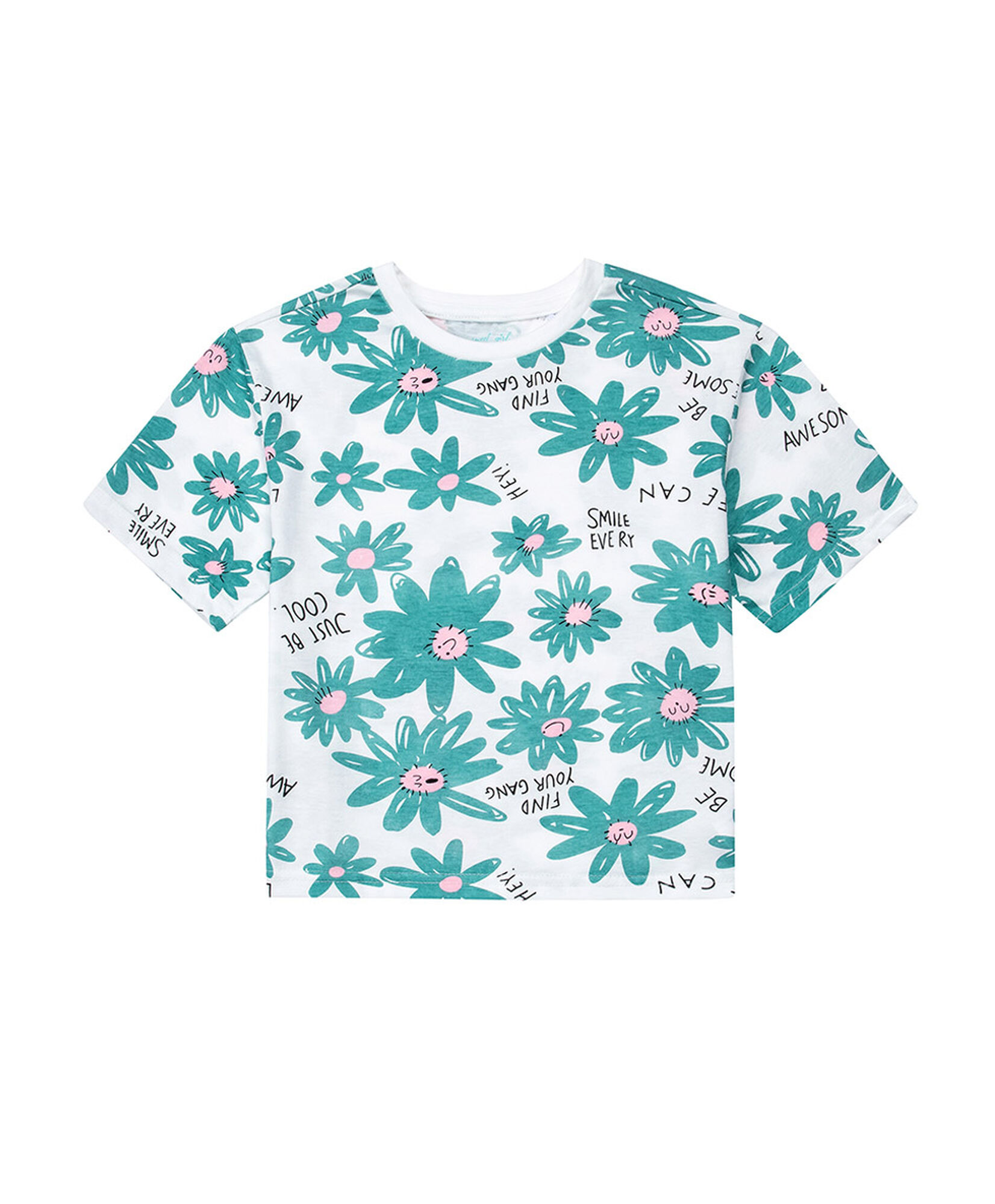 Polera niña flores Polera niña flores