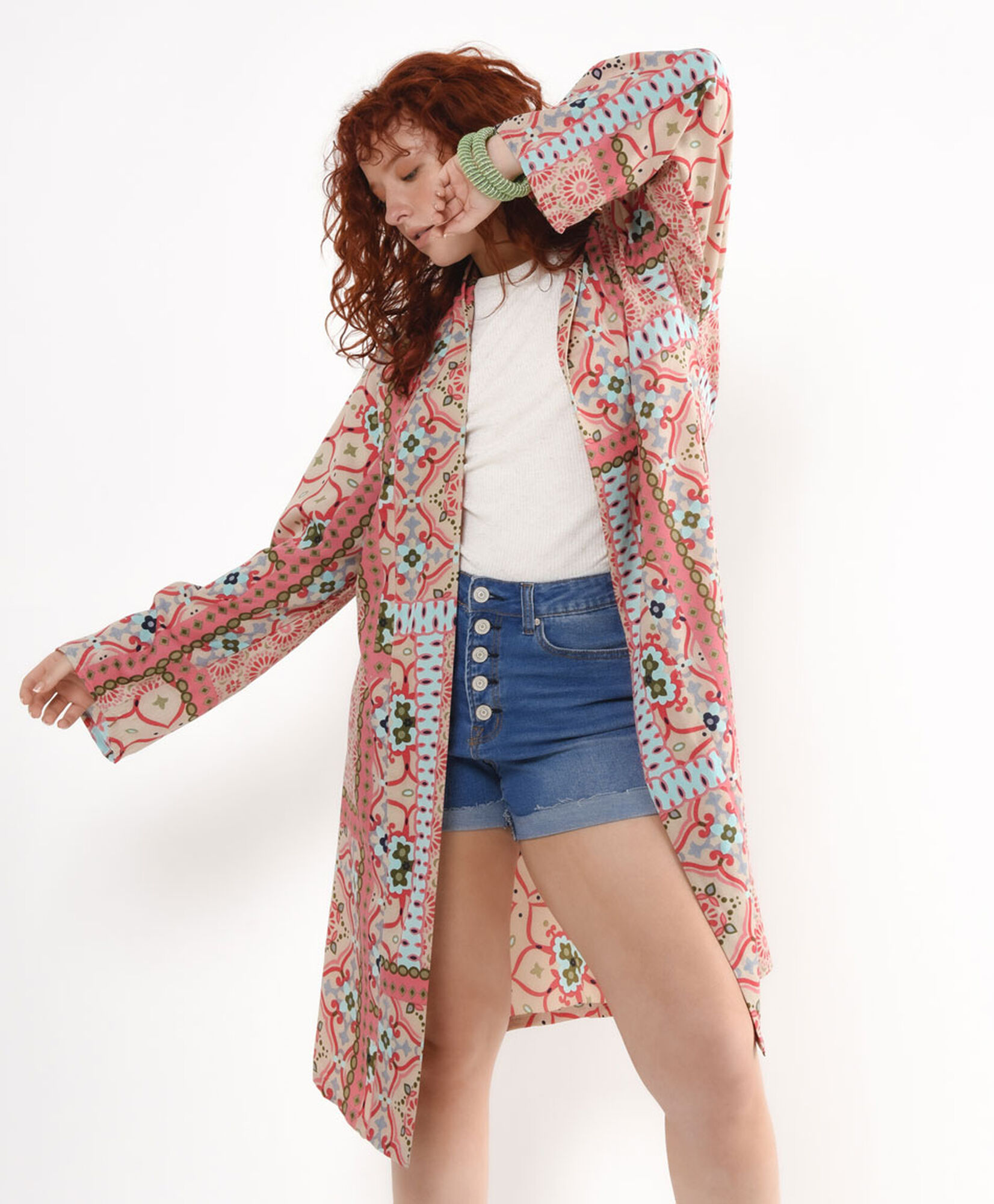 Kimono mujer estampado mandala Kimono mujer estampado mandala