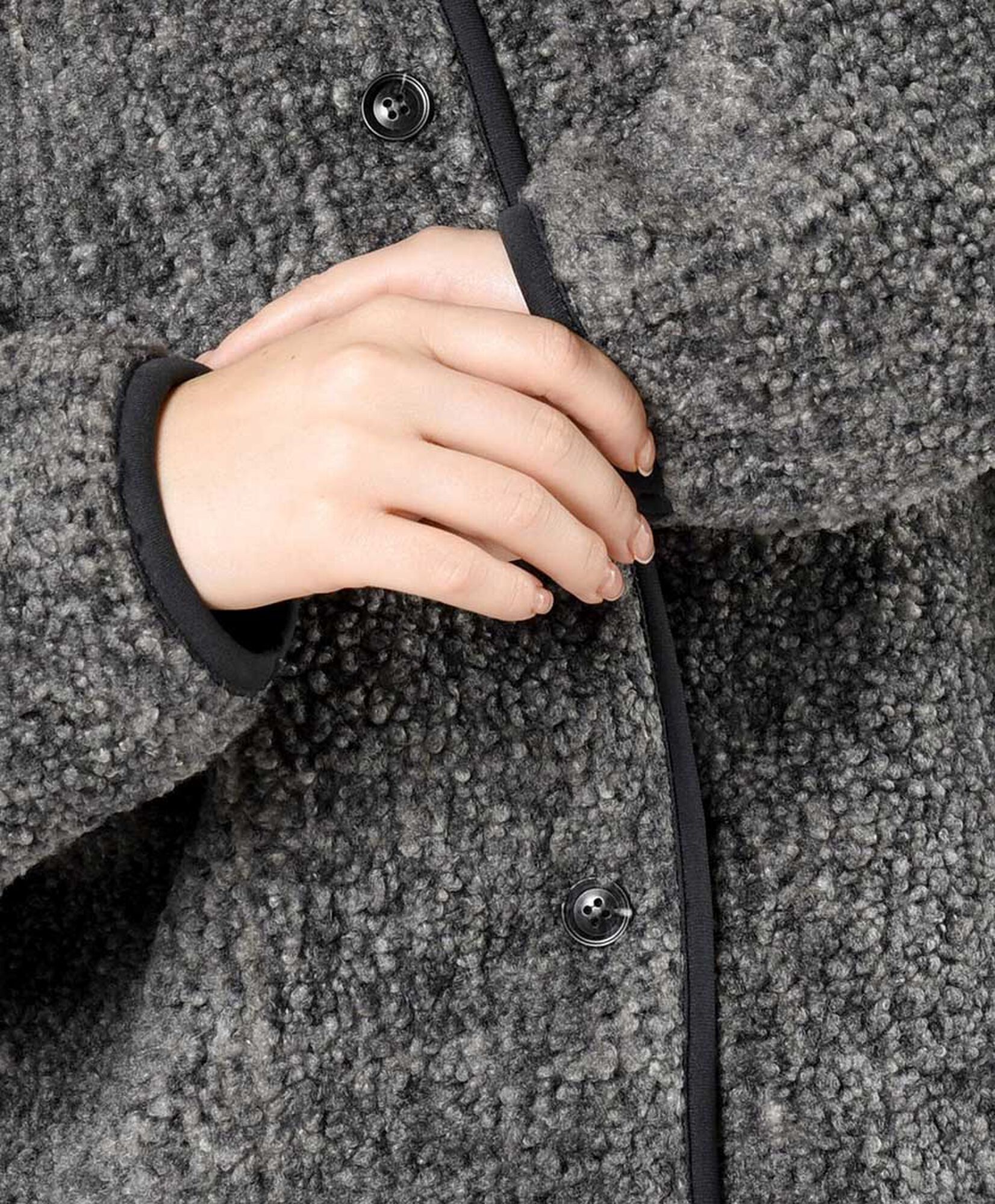 Chaqueta mujer botones oversize Chaqueta mujer botones oversize