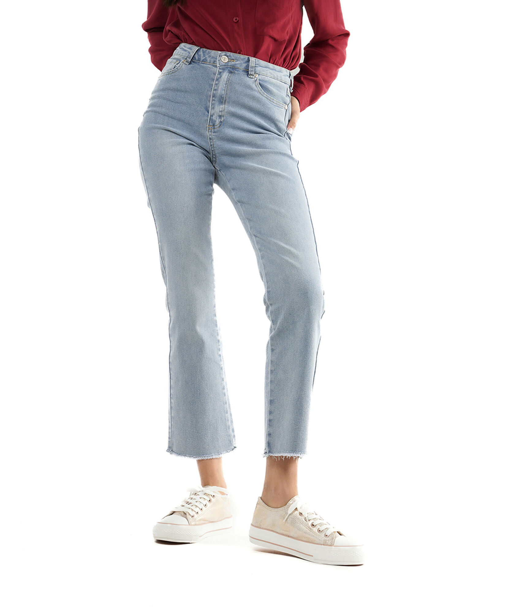 Jeans mujer liso claro Jeans mujer liso claro