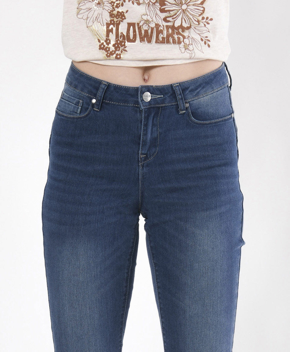 Jeans mujer desgastes skinny fit