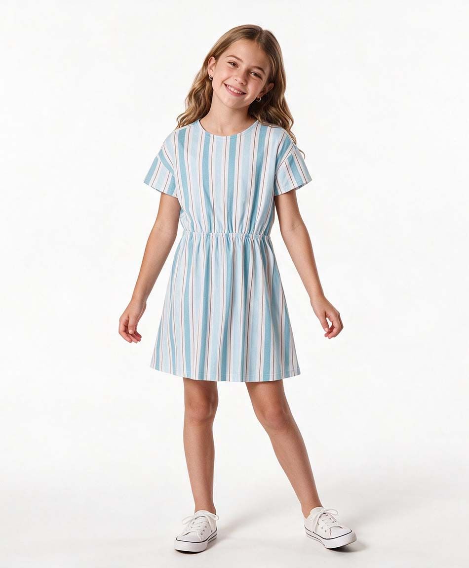 Vestido ni&ntilde;a l&iacute;neas