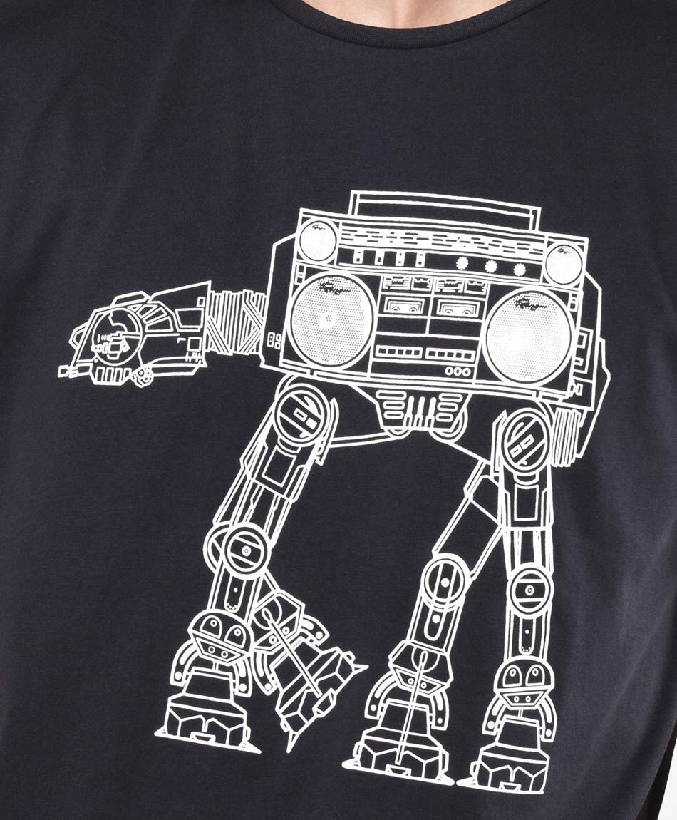 Polera hombre estampado radio