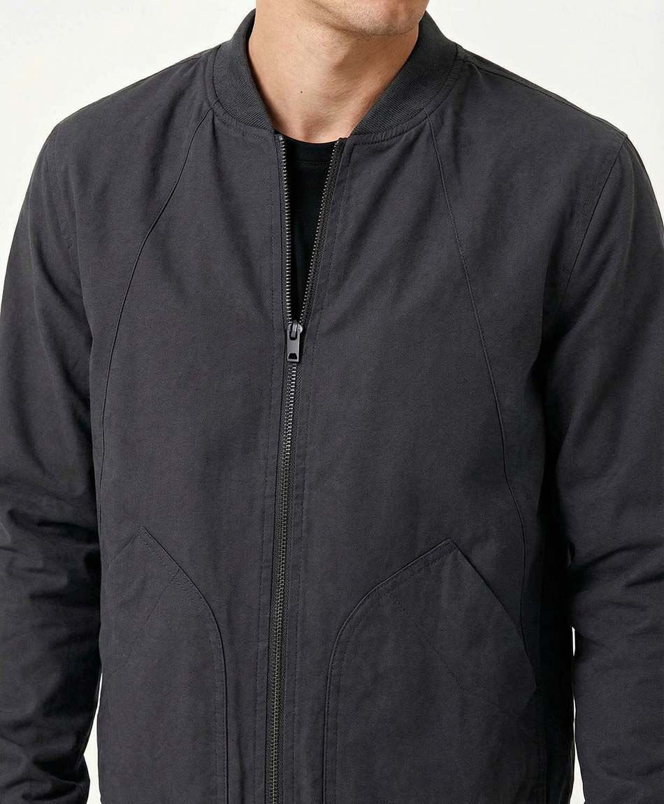Chaqueta hombre bomber black