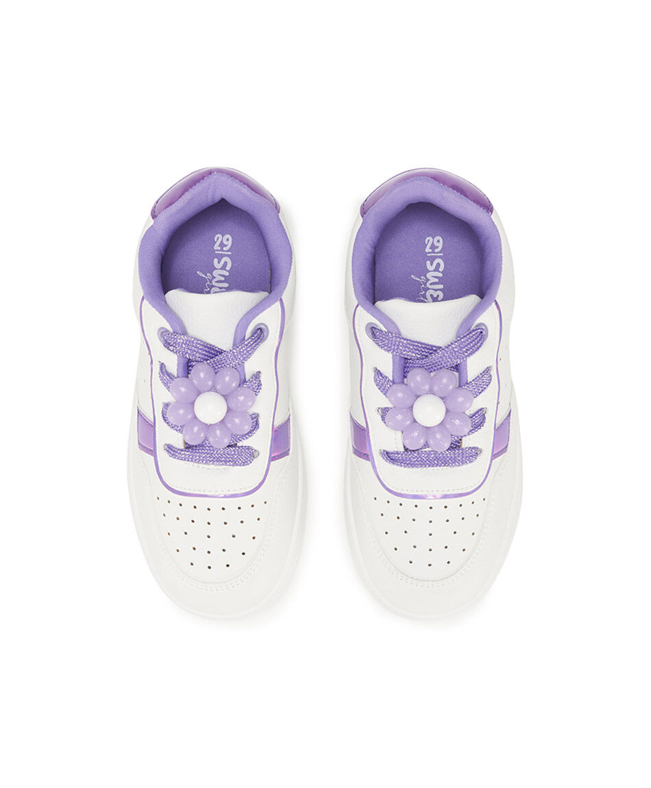 Zapatilla infantil (26 a 31) charm flor
