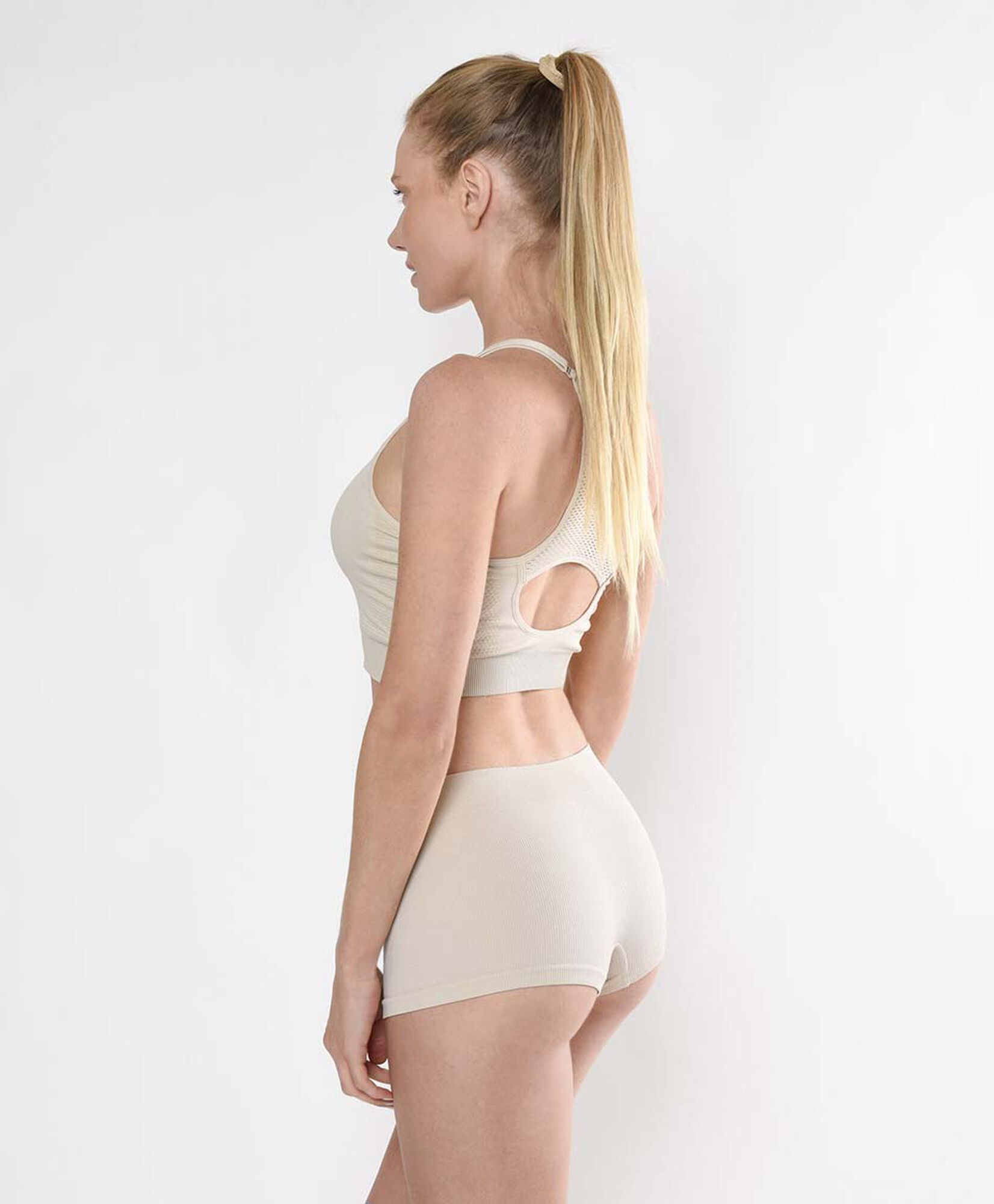 Boxer mujer seamless acanalado Boxer mujer seamless acanalado
