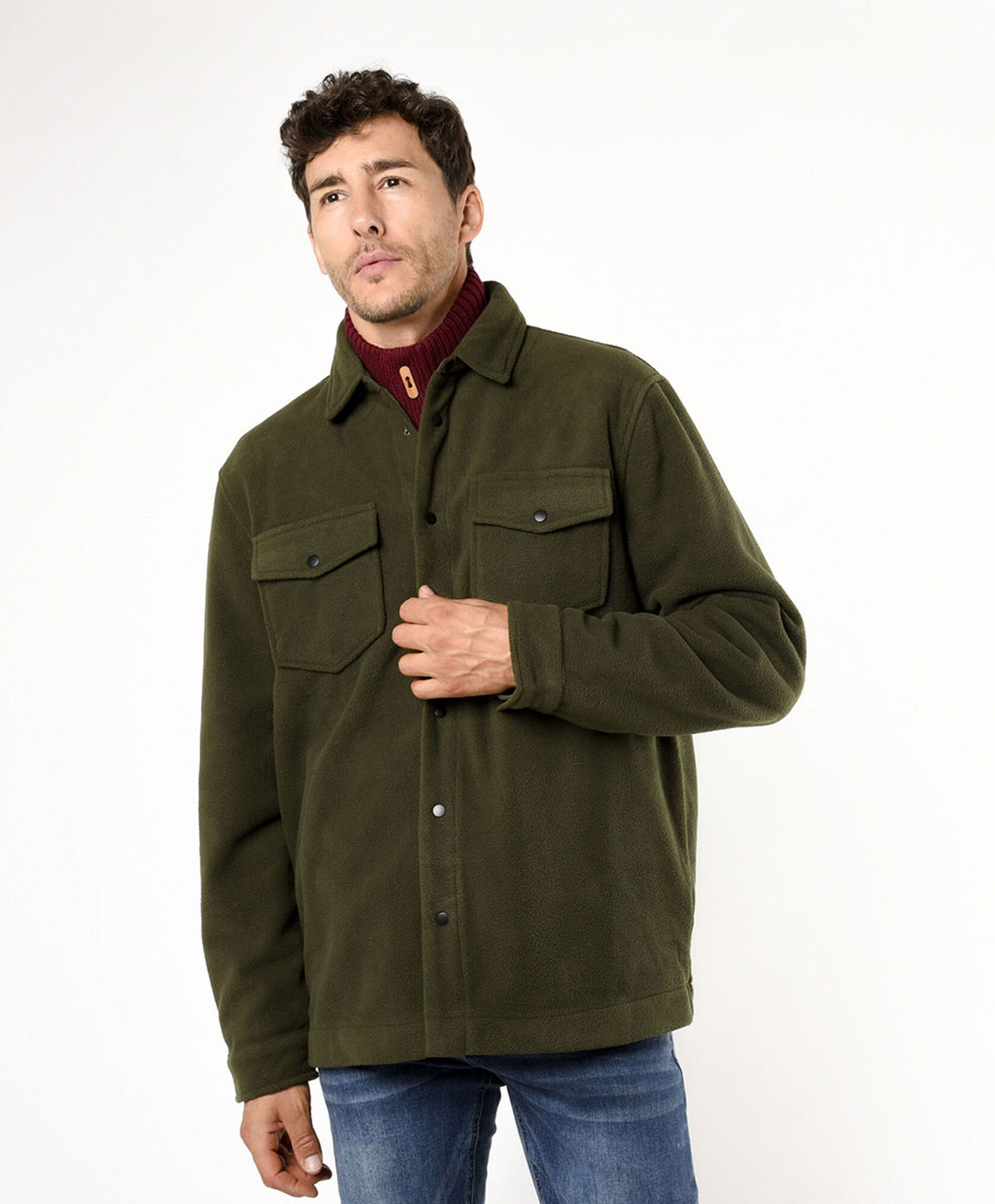 Chaqueta hombre leñadora lisa Chaqueta hombre leñadora lisa