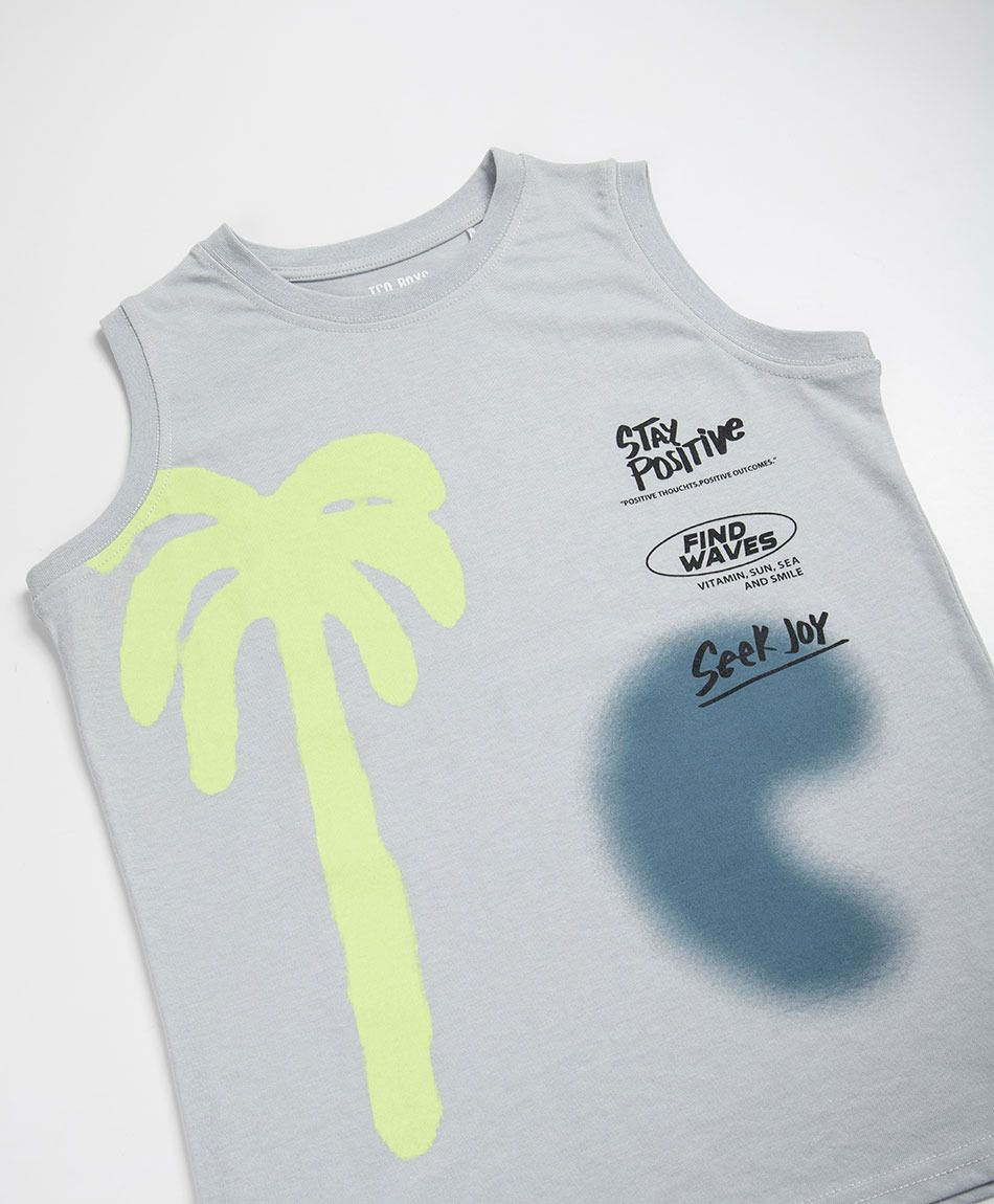 Polera ni&ntilde;o palmera